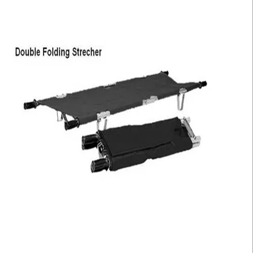 ouble Folding Stretcher With Carry Bag